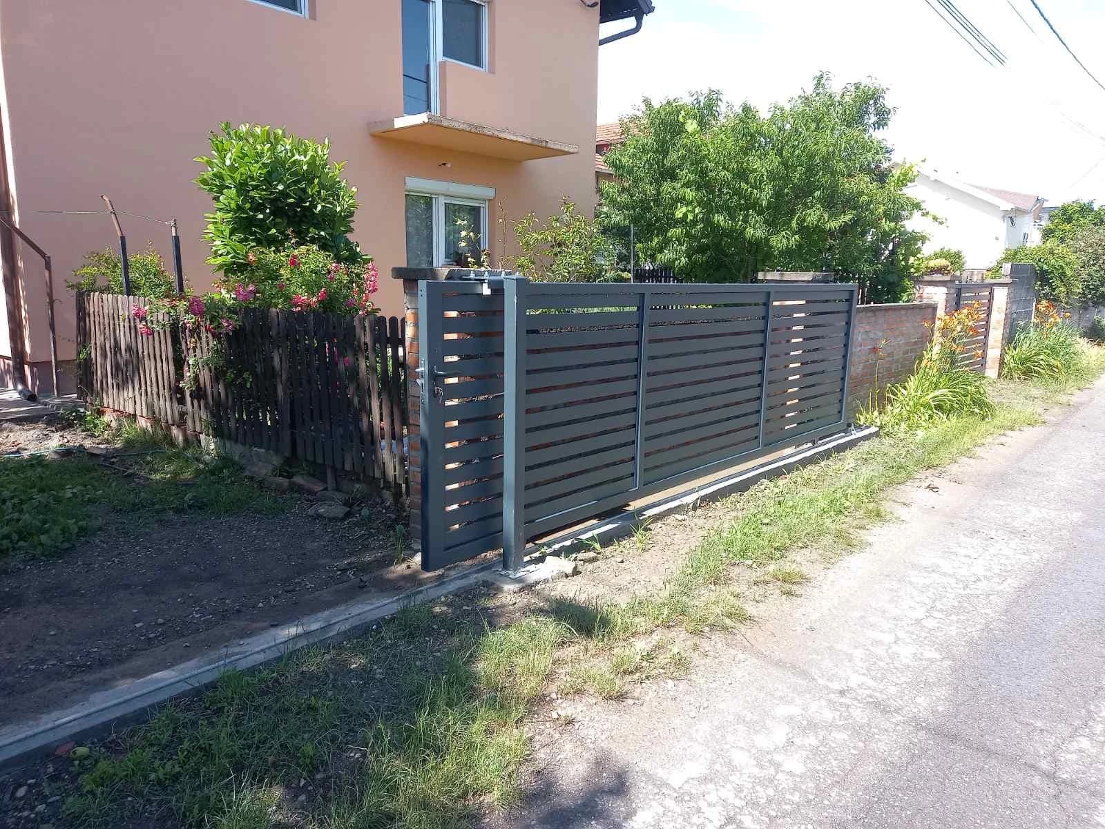 ALUMINIJUMSK KLIZNA I DVOKRILNA KAPIJA