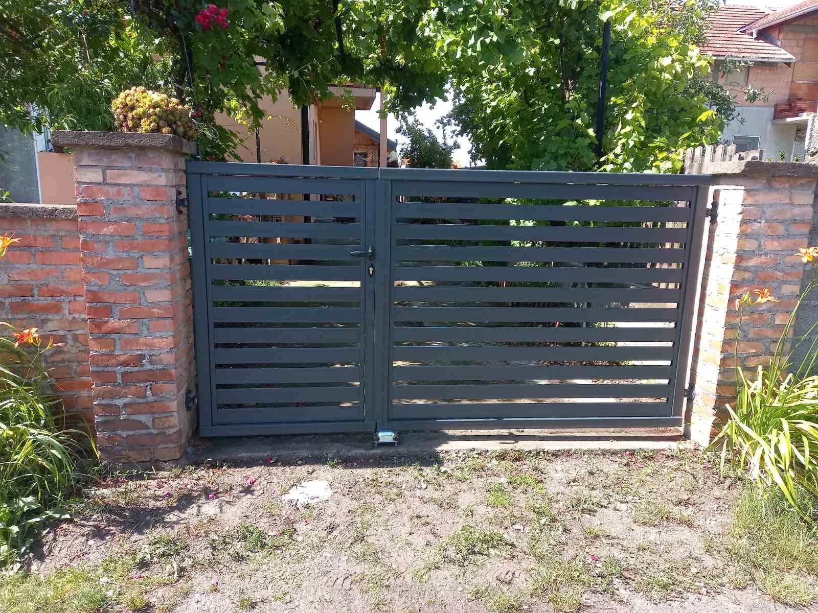 ALUMINIJUMSK KLIZNA I DVOKRILNA KAPIJA
