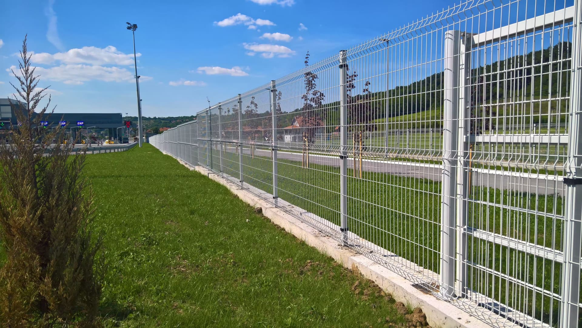 Panelna ograda EUROFENCE 3D
