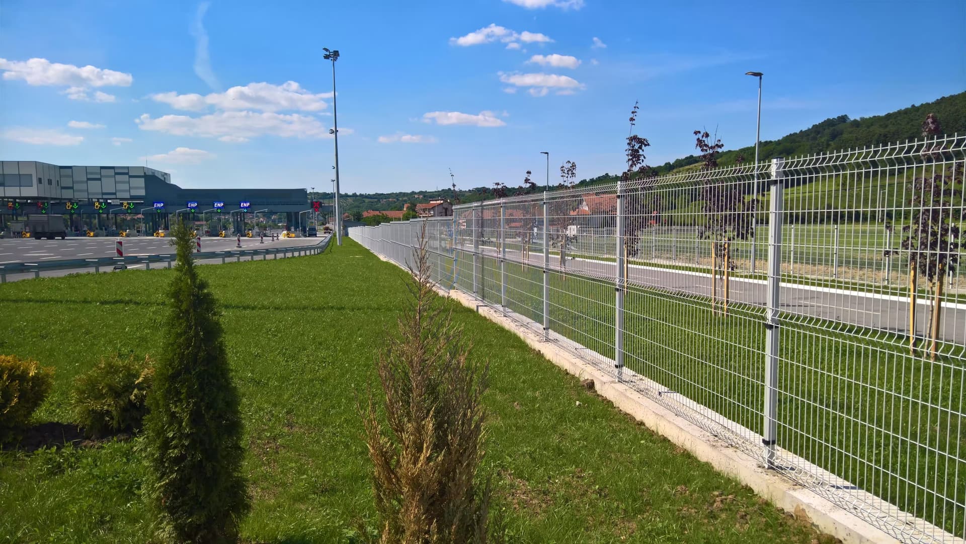 Panelna ograda EUROFENCE 3D