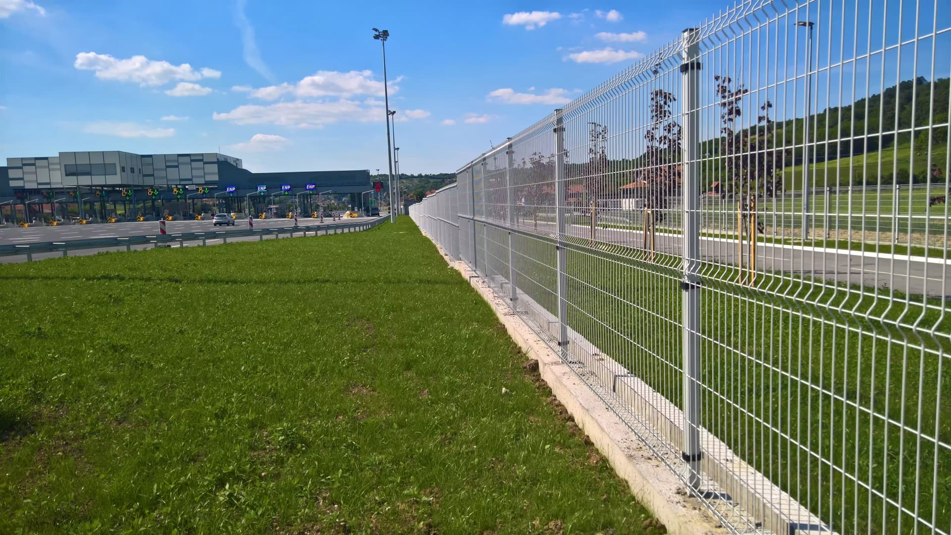 Panelna ograda EUROFENCE 3D