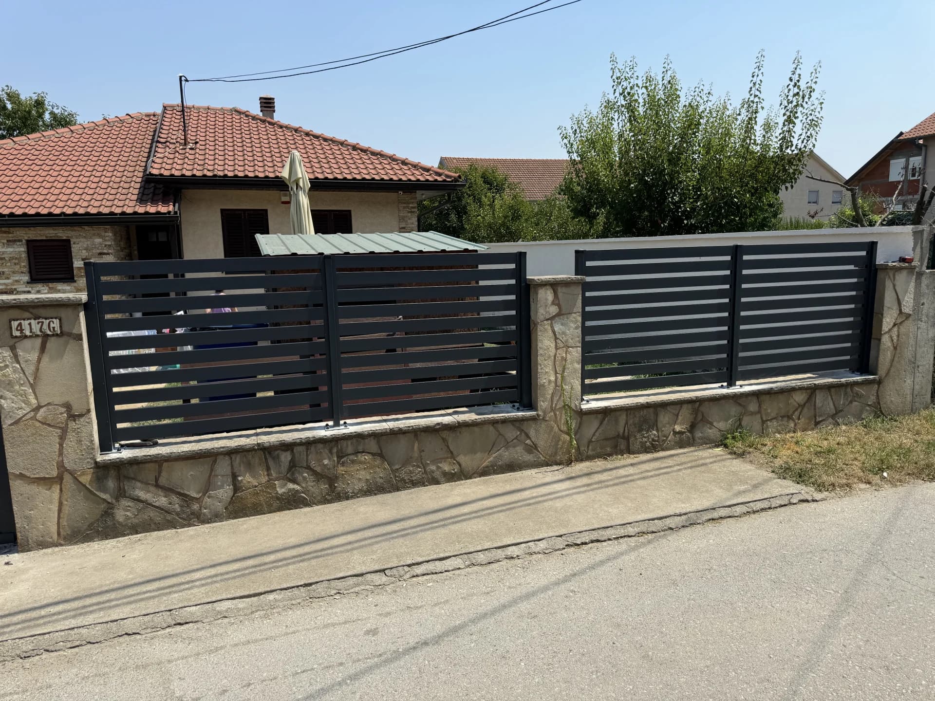 ALUMINIJUMSKA KAPIJA I OGRADA BELVEDERE