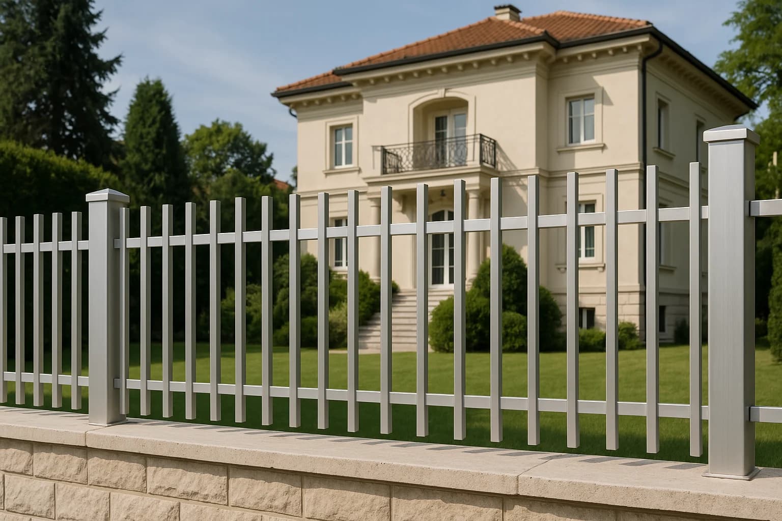 Aluminijumska ograda Palisade za poređenje materijala